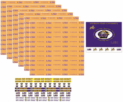 Louisiana State University (LSU Tigers) Scrapbook Kit (Sports Solution)