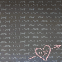 Love Collection - I Love You, scrapbook paper (Reminisce)