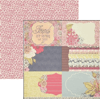 Lulu & Roy Collection, Splendid, Friends double-sided scrapbook paper (Kaisercraft)<br><font color=red>50% off</font>