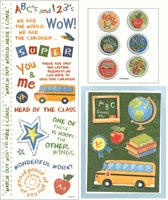 Mackinac Moon, School, coordinating scrapbook embellishments 3 sheets/pkg (Creating Keepsakes)<br><font color=red>33% off</font>