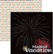 Magical Vacation, double-sided, scrapbook paper (Reminisce)<br><font color=red>25% off</font>