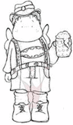 Magnolia, Fall Collection, Tyrol Edwin, cling stamp<br><font color=red>50% off</font>