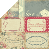 Magnolia Grove Collection, Opulent, double-sided scrapbook paper (Kaisercraft)<br><font color=red>50% off</font>