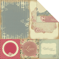 Magnolia Grove Collection, Stylish, double-sided scrapbook paper (Kaisercraft)<br><font color=red>50% off</font>