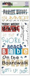 Making Waves, Phrase Cafe, 12x6", scrapbook stickers (Sticko)