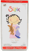 Me & My BIG Ideas, Toddler w/ Bunny, Sizzlits Die Cut, Medium, scrapbook <br><font color=red>12% off</font>