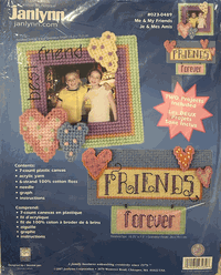 Me & My Friends, teen & pre-teen plastic canvas kit (Janlynn)