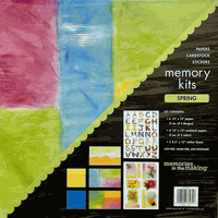 Memories in the Making Kit, SPRING, scrapbook papers & stickers (Leisure Arts)<br><font color=red>Save 30%</font>