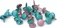 Brads, Metallics, round, colored, 8mm, 30/pk, scrapbook (Kaisercraft)<br><font color=red>Save 33%</font>