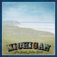 Michigan Vintage, States scrapbook paper (Stamping Station)