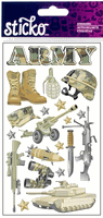 Military, scrapbook stickers (Sticko)<br>(3_choices)