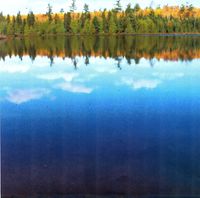Mirror Lake, nature scrapbook paper (McRice Photo Papers)<br><font color=red>50% off</font>