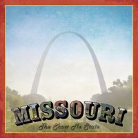 Missouri Vintage, States scrapbook paper (Stamping Station)
