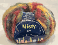 Misty Yarn, Pumpkin Avocado, specialty knit & crochet yarn (NY Yarns)<br><font color=red>Close Out<br>50% off</font>
