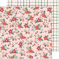 Mittens & Mistletoe Collection, Happiest Holiday, Christmas double-sided, scrapbook paper (American Crafts)