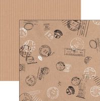 Mix & Match Collection, Postage Stamps, double-sided scrapbook paper (Kaisercraft)<br><font color=red>50% off</font>