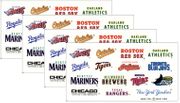 MLB Licensed Baseball Team Stickers, 15 teams, 4 sheets, ALL THE SAME (Hallmark)<br><font color=red>25% off</font>