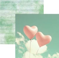 Modern Wedding Collection, Love, double-sided, scrapbook paper (Reminisce)