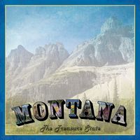 Montana Vintage, States scrapbook paper (Stamping Station)