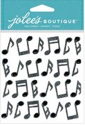 Music Notes, repeats, 3D scrapbook stickers (Jolee's Boutique) 