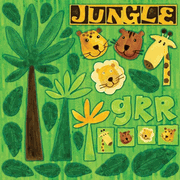 My Jungle Safari Collection, Jungle GRR, Self-adhesvie DieCut Stickers, 12x12", scrapbook stickers (Reminisce)