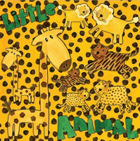 My Jungle Safari Collection, Little Animals, Self-adhesvie DieCut Stickers, 12x12", scrapbook stickers (Reminisce)