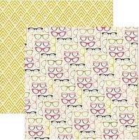 My Story Collection, Look At This, Foil Accents, double-sided Glasses scrapbook paper (My Minds Eye)<br><font color=red>50% off</font>