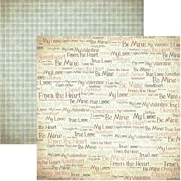 My Sweet Valentine Collection, My Love, double-sided, scrapbook paper (Reminisce)<br><font color=red>25% off</font>