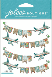 My Trip Repeat, travel 3-D scrapbook stickers (Jolee's Boutique)<br><font color=red>50% off</font>  