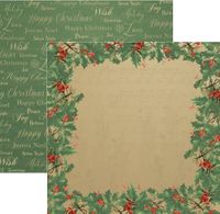 Naughty Or Nice Collection, #10, Christmas, double-sided scrapbook paper (Couture Creations)<br><font color=red>25% off</font>