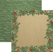 Naughty Or Nice Collection, #10, Christmas, double-sided scrapbook paper (Couture Creations)<br><font color=red>25% off</font>