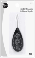 Needle Threader 3/Pkg, cross stitch, sewing, crafts (Dritz)