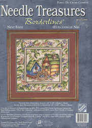 Nest Eggs, cross stitch kit, 14x14" (JCA) <br><font color=red>Save 25%</font>