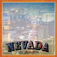 Nevada Vintage, States scrapbook paper (Stamping Station)