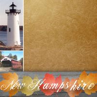 New Hampshire, Travel, States, scrapbook paper (Stamping Station)