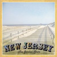 New Jersey Vintage, States scrapbook paper (Stamping Station)