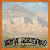 New Mexico, Vintage, States scrapbook paper (Stamping Station)