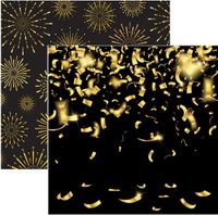 New Year's Collection, Confetti, double-sided, scrapbook paper (Reminisce)<br><font color=red>25% off</font>