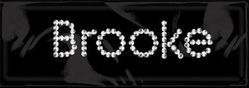Rhinestone Name Stickers, Brooke, scrapbook (Me & My Big Ideas)<br><font color=red>50% off</font>