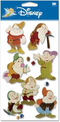 Seven Dwarfs, scrapbook stickers (Disney)