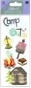 Camping, 3D scrapbook stickers (A Touch of Jolee's)