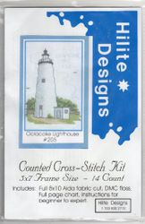 Ocracoke Lighthouse, Ocracoke, North Carolina,, light house cross stitch kit (Hilite Designs)