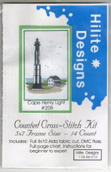 Cape Henry Light, Virginia Beach, Virginia, light house cross stitch kit (Hilite Designs)