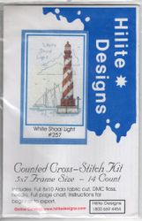 White Shoal Light, Lake Michigan, light house cross stitch kit (Hilite Designs)