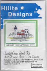 Admirality Head Lighthouse, Whidbey Island, Washington, cross stitch kit (Hilite Designs)