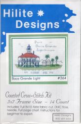 Boca Grande Lighthouse, Gasparilla Island, Florida, cross stitch kit (Hilite Designs)
