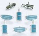Masks, Soaps & Hand Sanitizers, scrapbook brads, 12/pack (Eyelet Outlet)