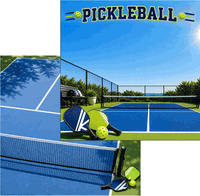 Pickleball, DS scrapbook paper (Scrapbook Customs)