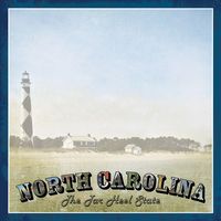 North Carolina, Vintage, States scrapbook paper (Stamping Station)