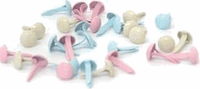 Nursery, Brads, round, colored, 4.5mm, 30/pk, scrapbook (Kaisercraft)<br><font color=red>Save 33%</font>